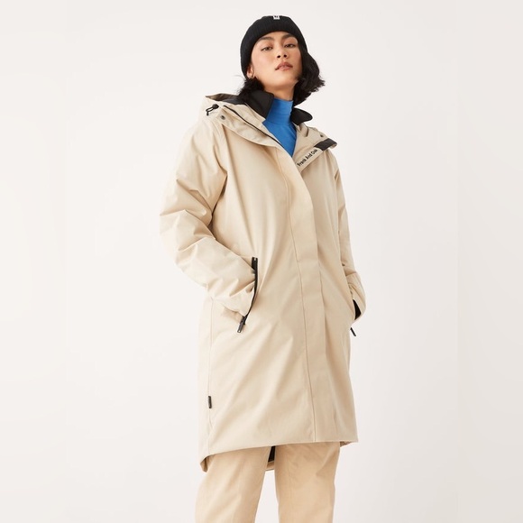 Frank & Oak Capital Parka | White Pepper Tan - Picture 1 of 11